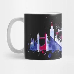 London Skyline Watercolor Mug